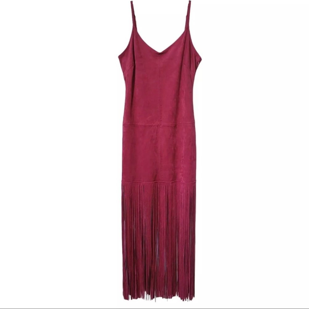 Chelsea & Violet Boho Faux Suede Maxi Dress